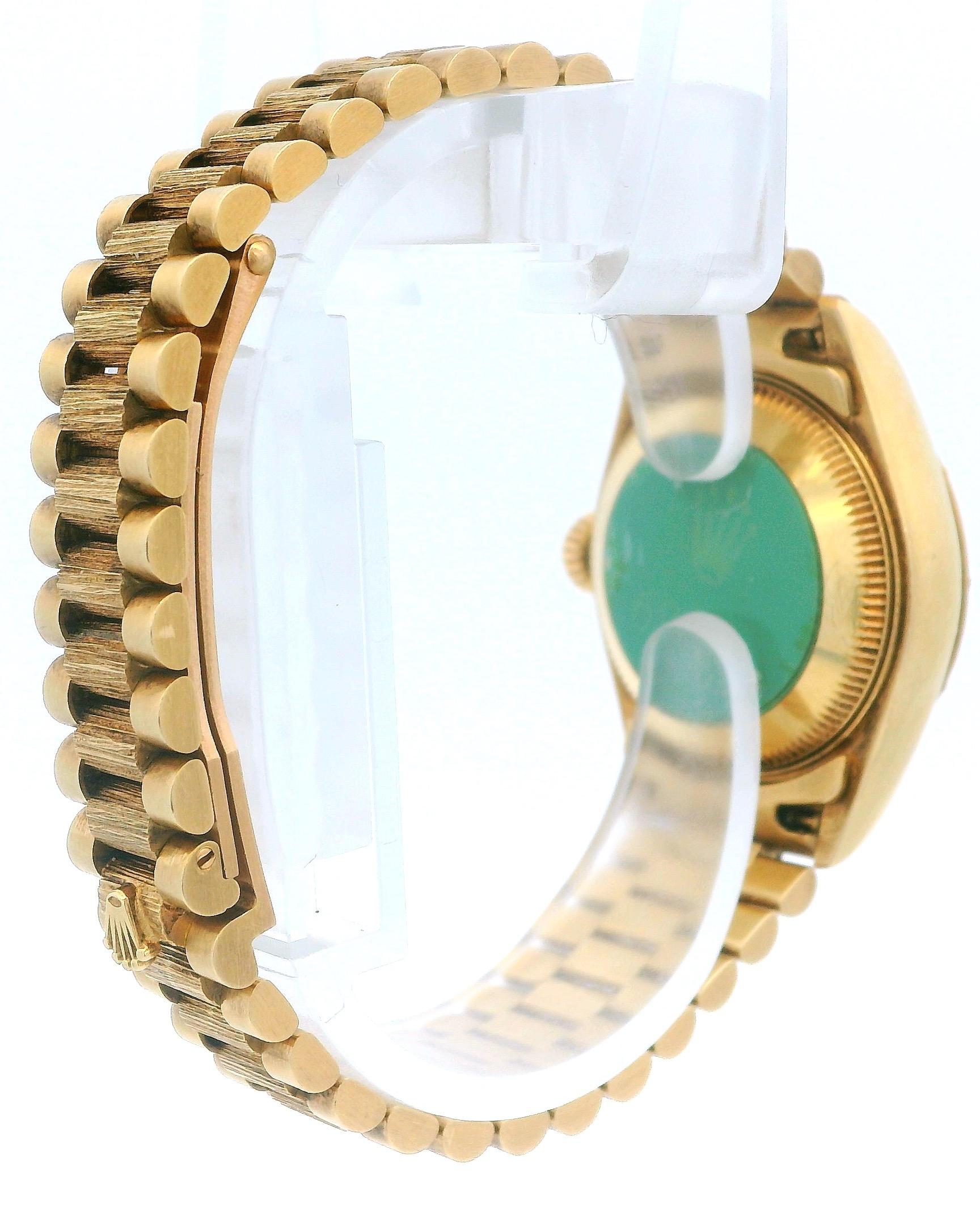 Rolex Datejust 69278 Birchwood Dial Bark Finish Watch Box & Papers