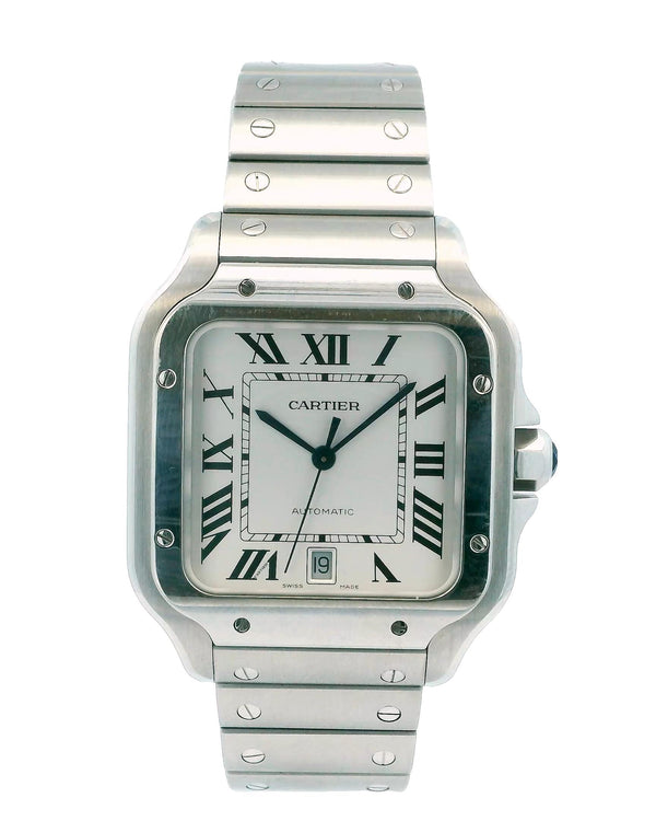 Cartier Santos WSSA0018 Large Size Mens Watch Box Papers