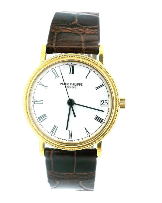Patek Philippe Calatrava 3802J 18K Yellow Gold Watch