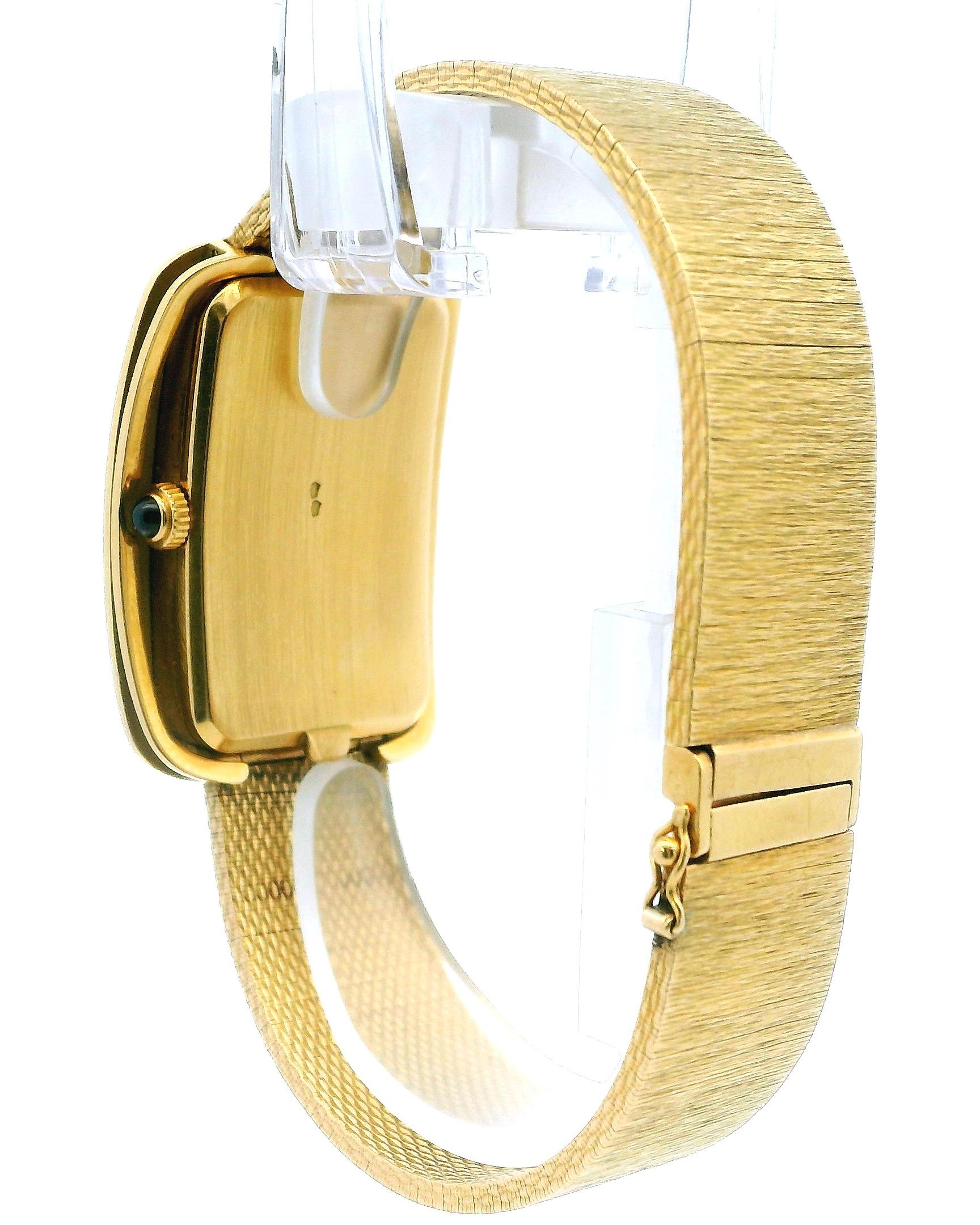 Bvlgari 18k Yellow Gold Manual UTI Movement Watch