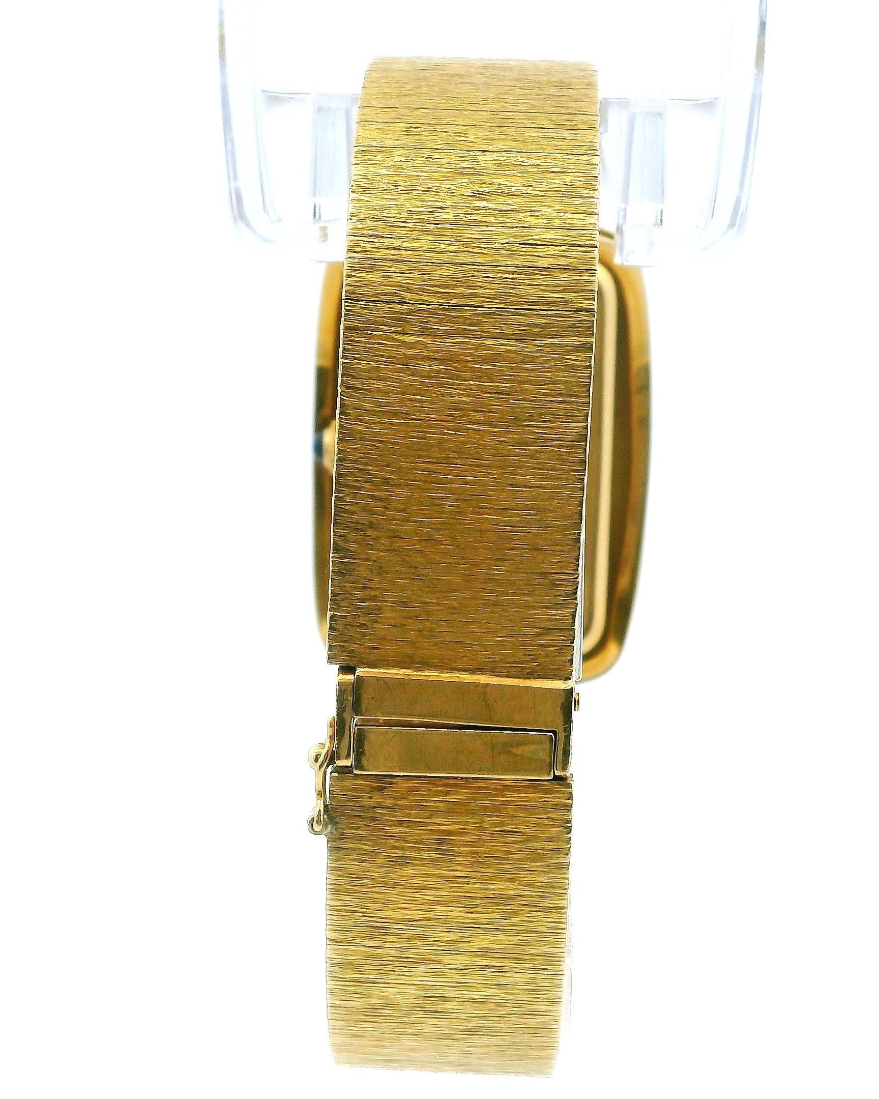 Bvlgari 18k Yellow Gold Manual UTI Movement Watch