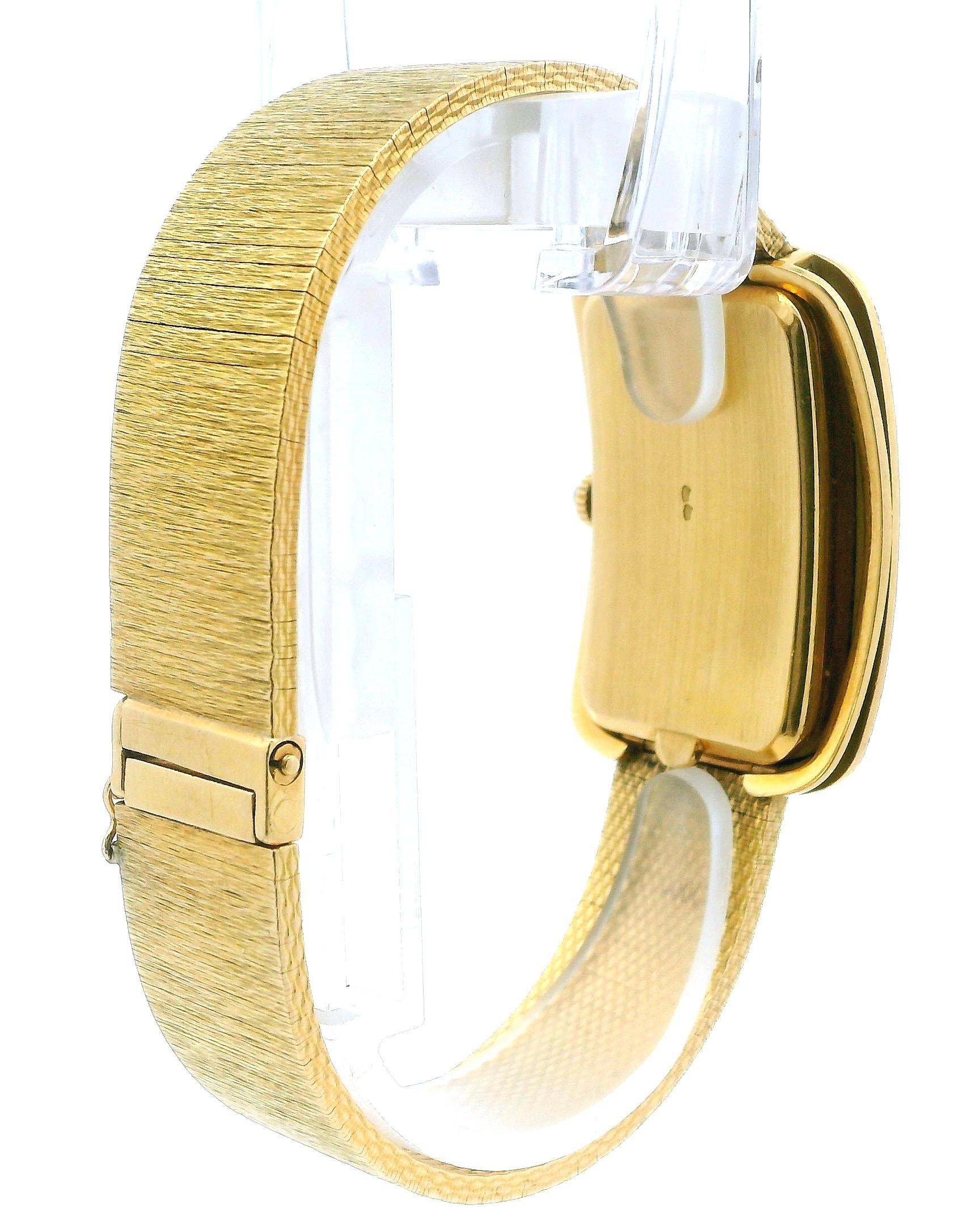 Bvlgari 18k Yellow Gold Manual UTI Movement Watch