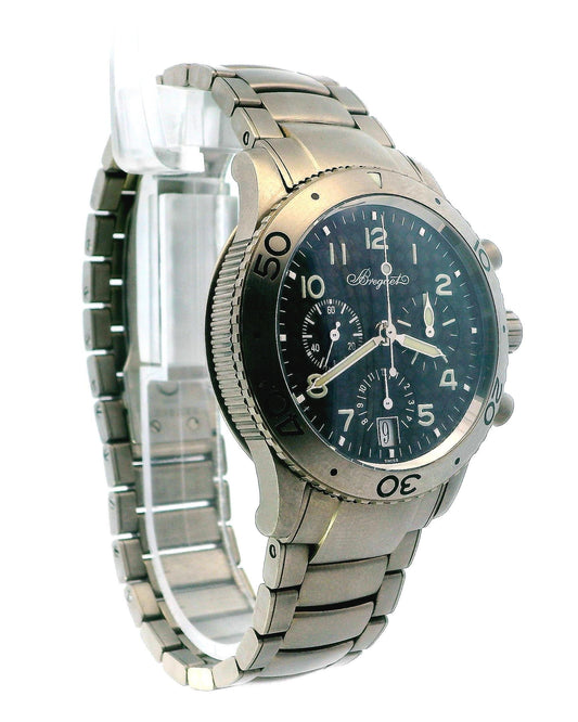 Breguet Transatlantique Type XX Titanium Carbon Dial W/Box
