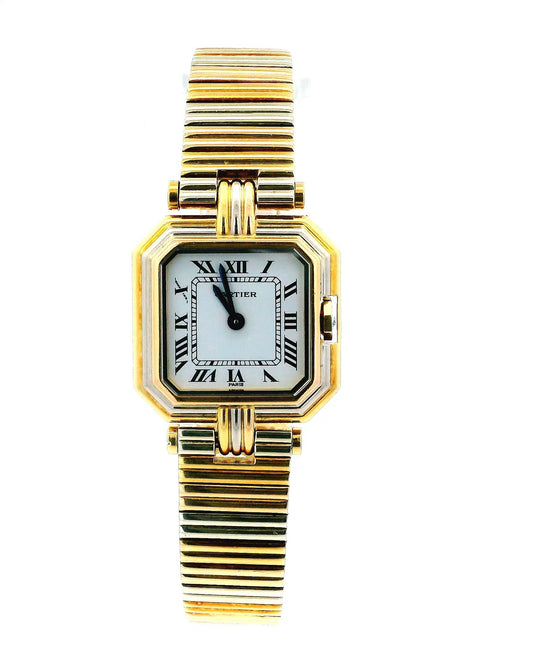 Cartier Ceinture Tricolor Reeded Bracelet Watch