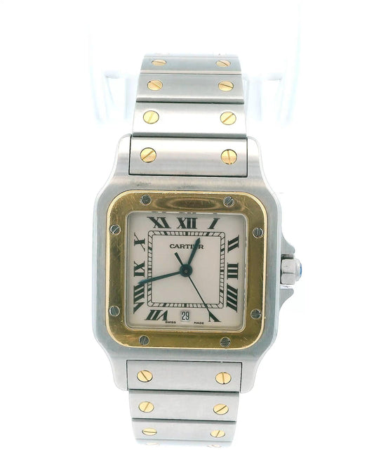 Cartier Santos de Cartier Galbée W20011C4 Two-Tone Unpolished