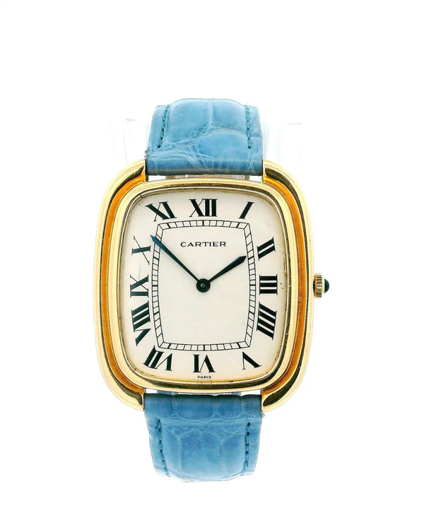 Cartier Jumbo Gondole 97050 18K Yellow Gold Automatic Watch