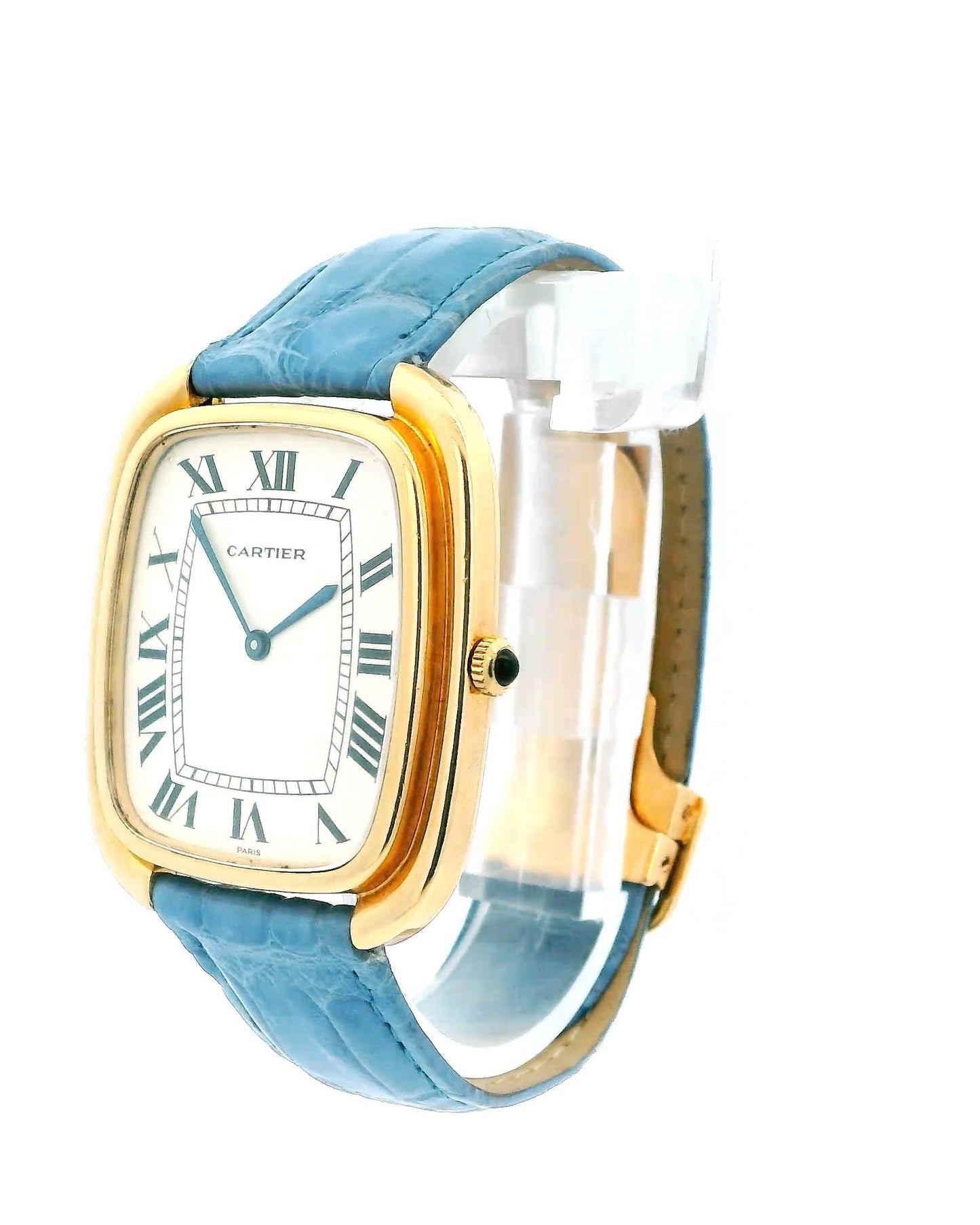 Cartier Jumbo Gondole 97050 18K Yellow Gold Automatic Watch