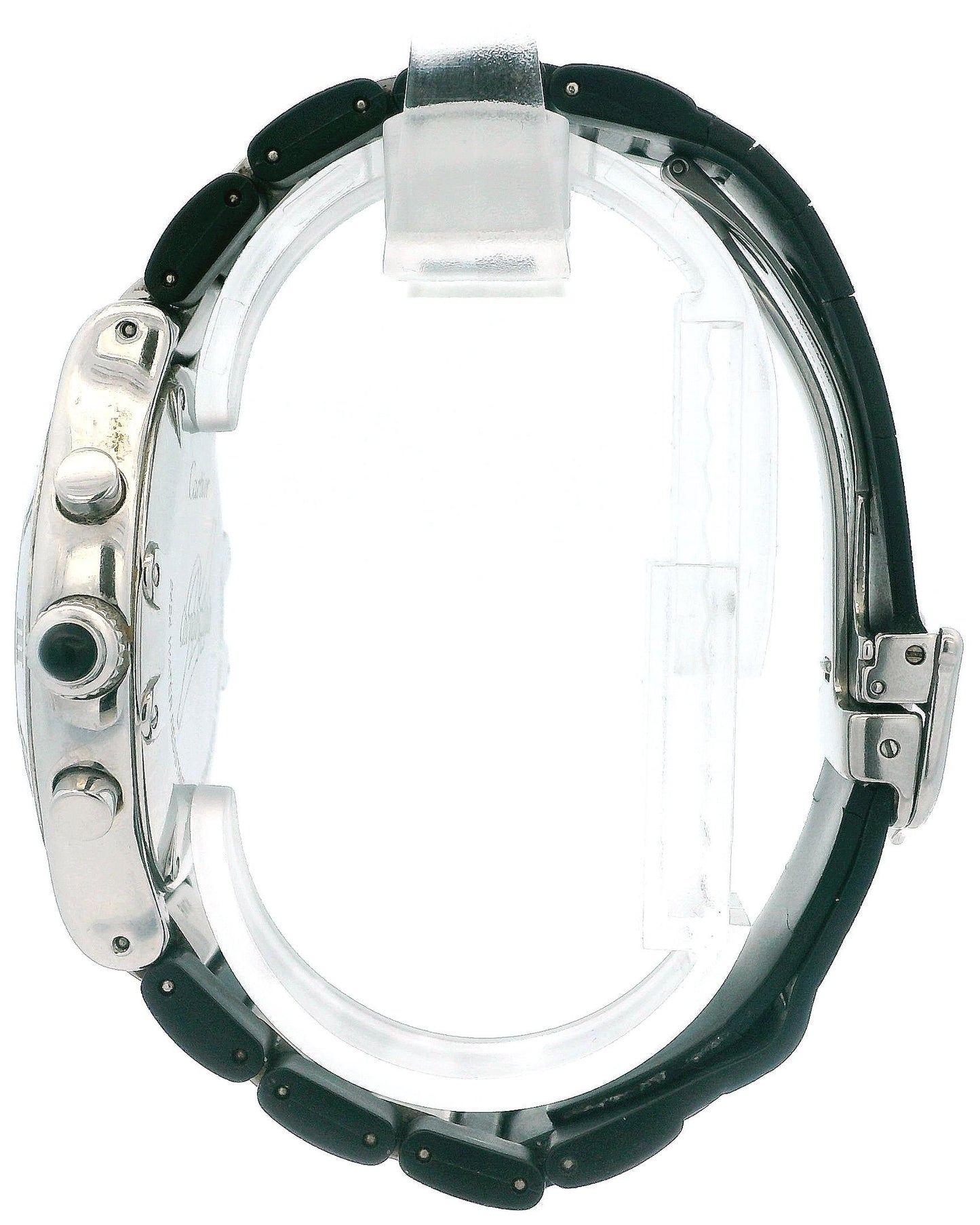 Cartier 21 Chronoscaph W10125U2 Stainless Steel & Rubber Watch