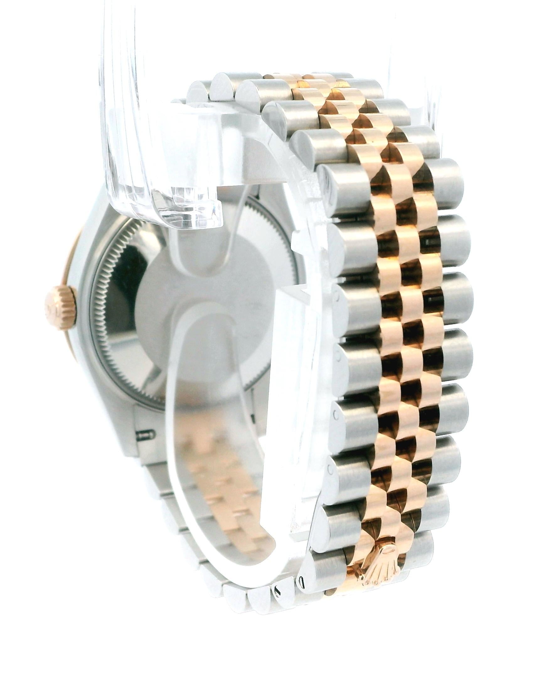 Rolex 278341RBR Midsize 18K Rose Gold Chocolate Diamond Dial & Bezel Box & Card