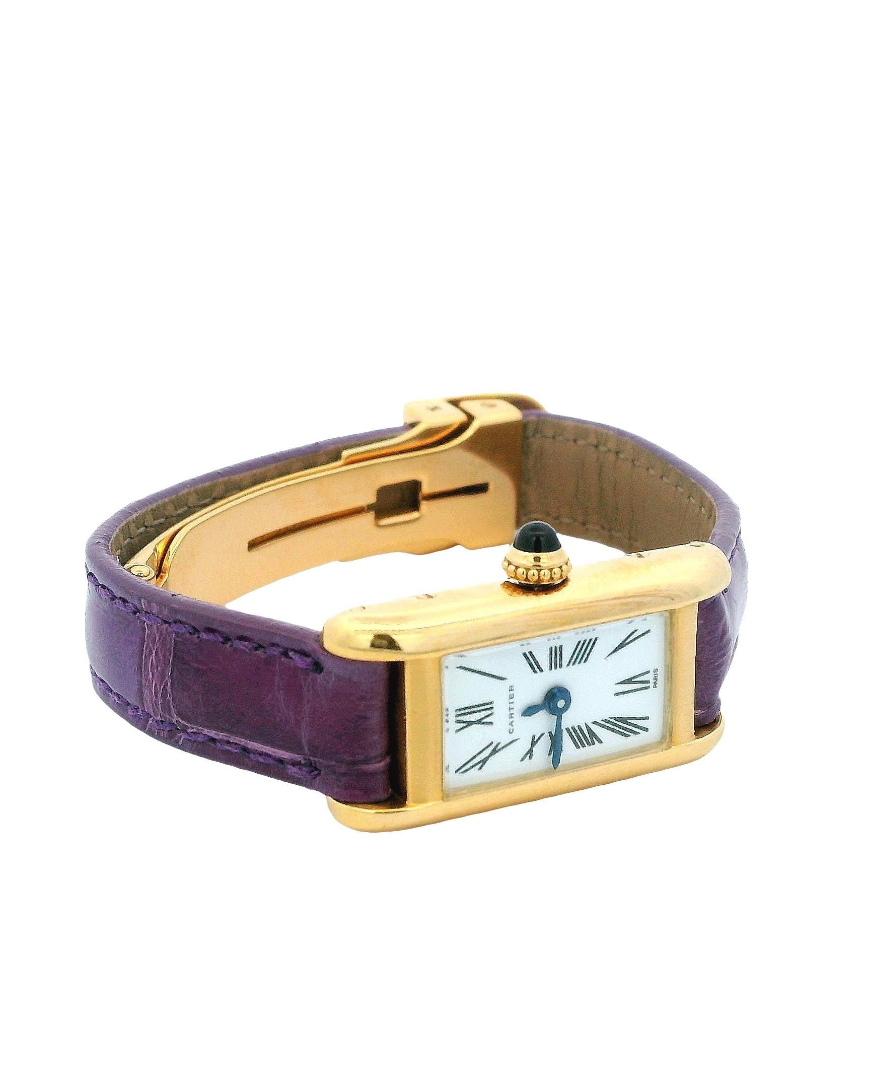 Cartier Tank Allonge Mini Mechanical Ladies Watch