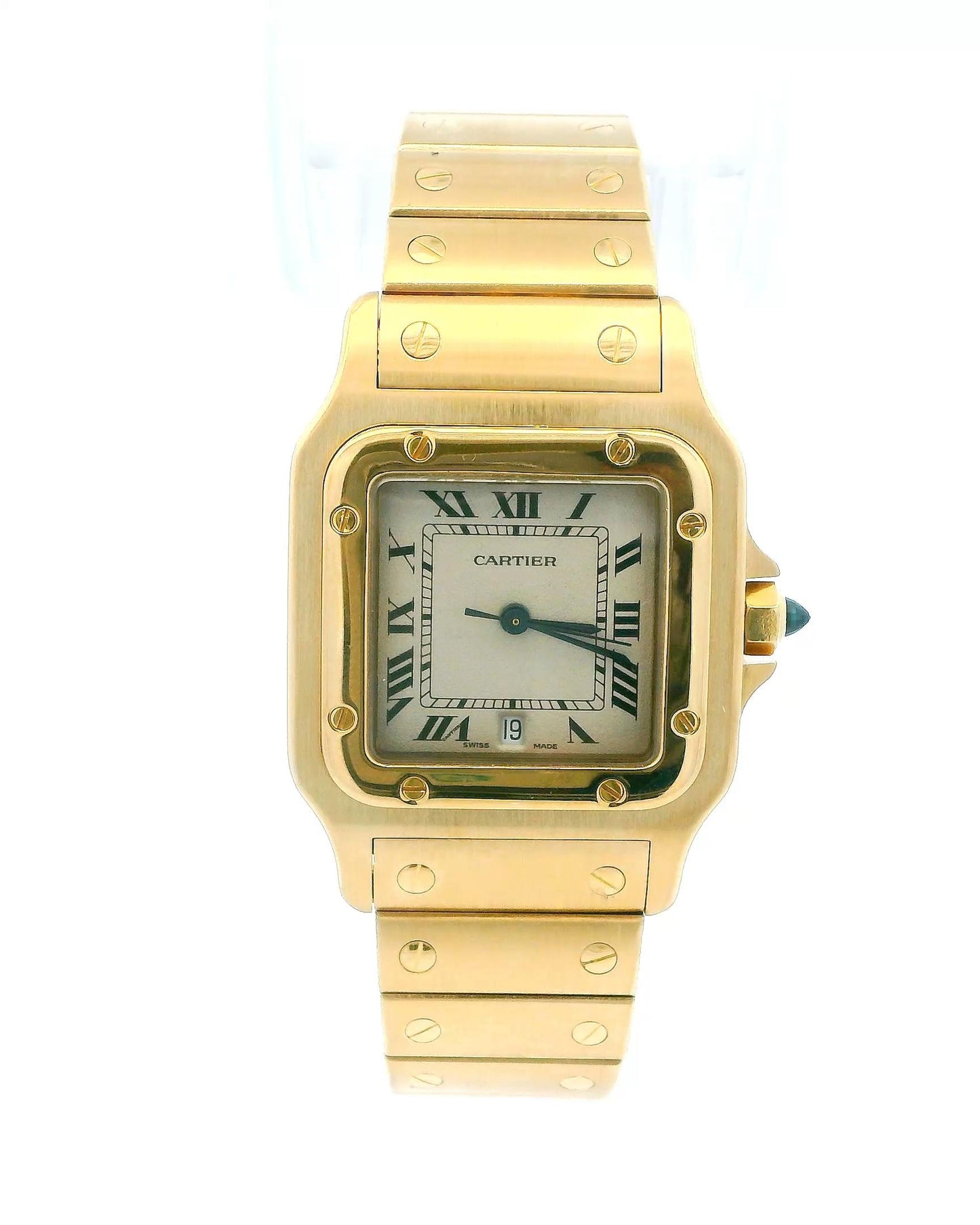 Cartier Santos Galbee W20009C5 18K Yellow gold Watch