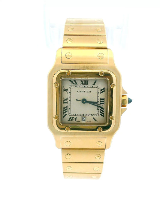 Cartier Santos Galbee W20009C5 18K Yellow gold Watch