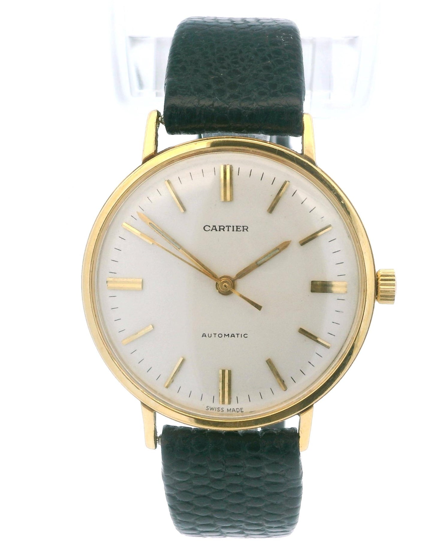 Cartier 18k Yellow Gold Automatic 1970s Watch