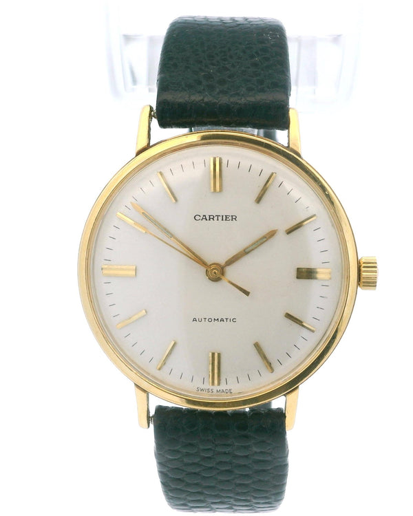 Cartier 18k Yellow Gold Automatic 1970s Watch