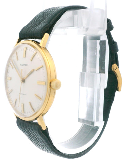 Cartier 18k Yellow Gold Automatic 1970s Watch