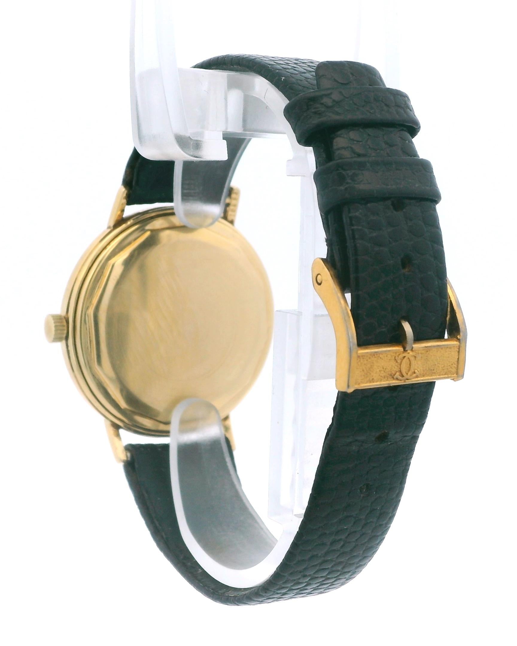 Cartier 18k Yellow Gold Automatic 1970s Watch