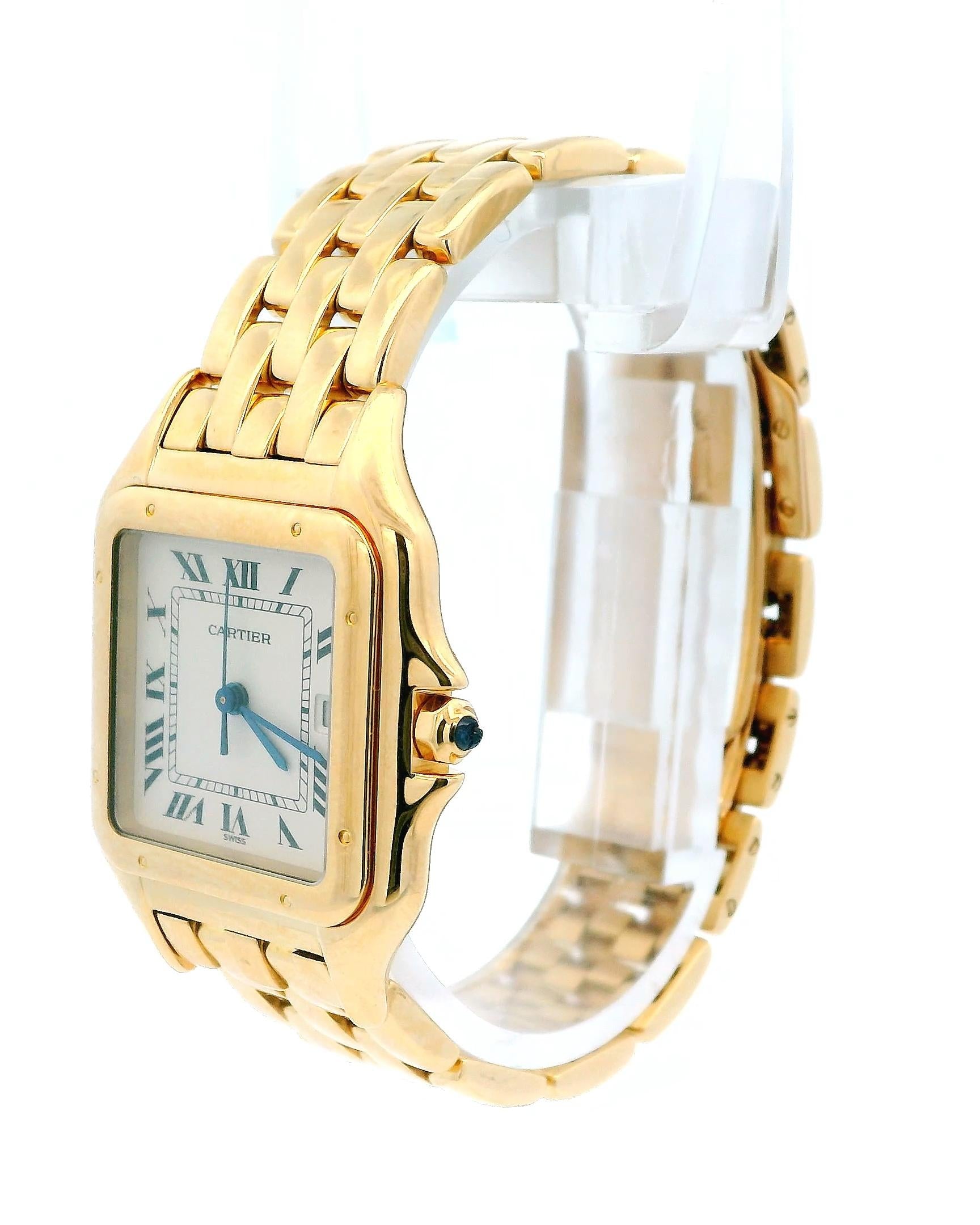 Cartier Panthère Large 18k Yellow Gold Watch