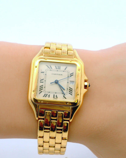 Cartier Panthère Large 18k Yellow Gold Watch