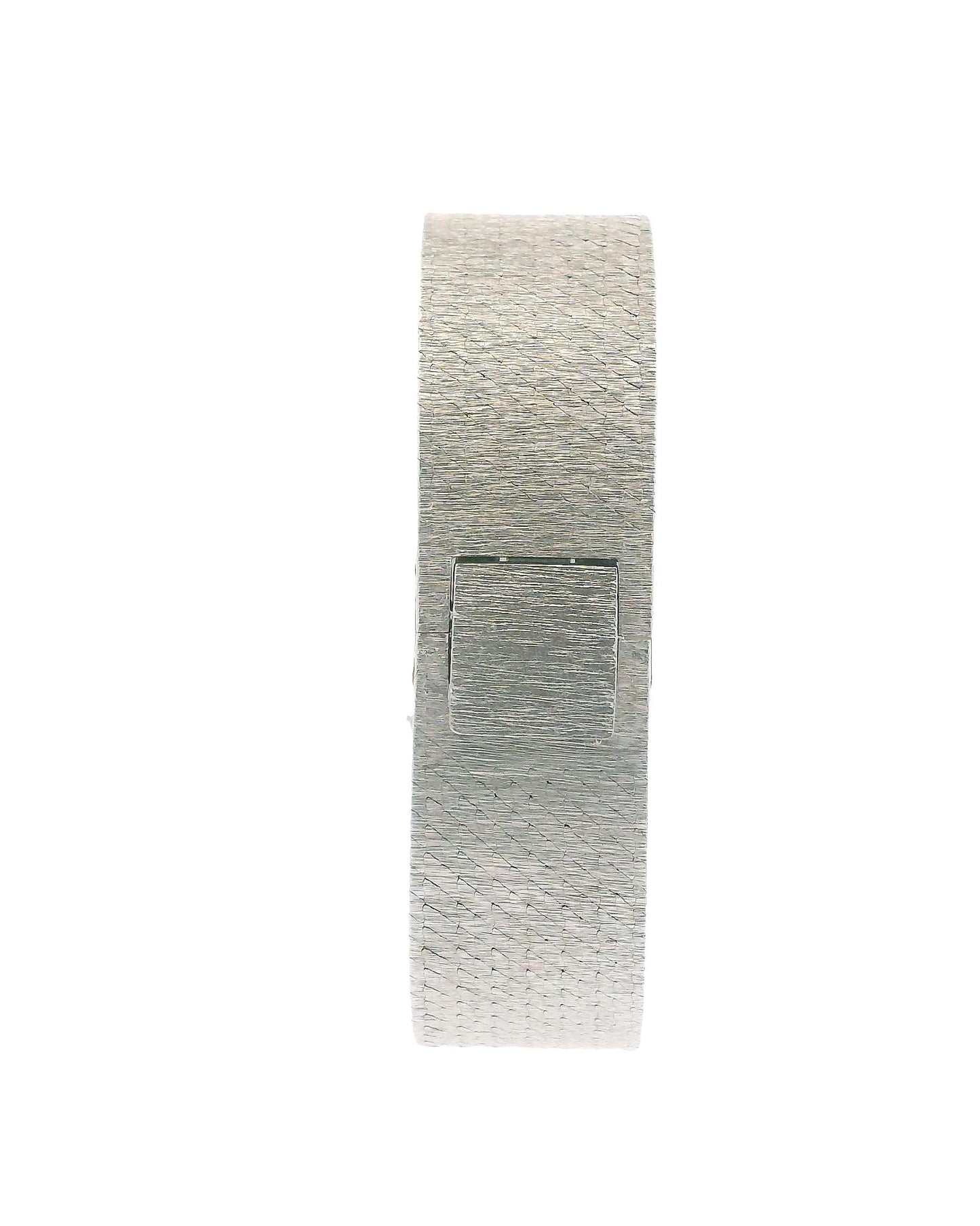Piaget 18K White Gold Malachite Dial Diamond Bezel Ladies Watch