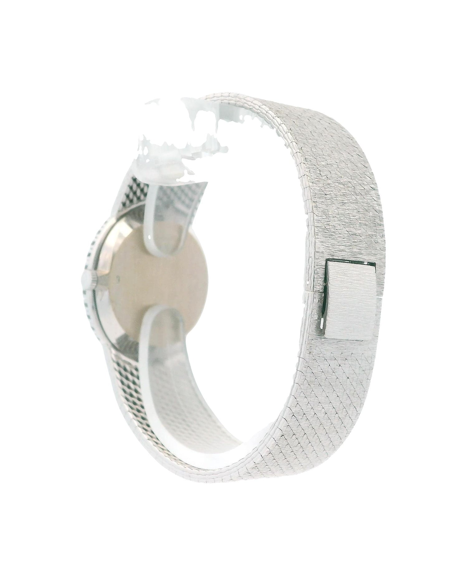 Piaget 18K White Gold Malachite Dial Diamond Bezel Ladies Watch