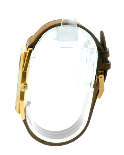 Zenith Octagonal 18k Yellow Gold Taupe Dial Men's Watch