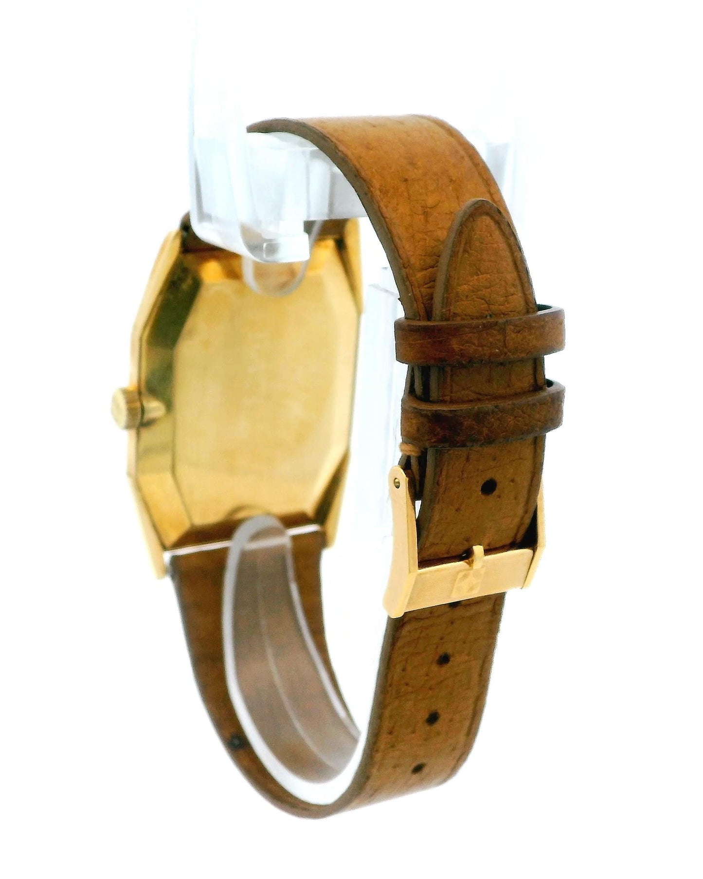 Zenith Octagonal 18k Yellow Gold Taupe Dial Men's Watch