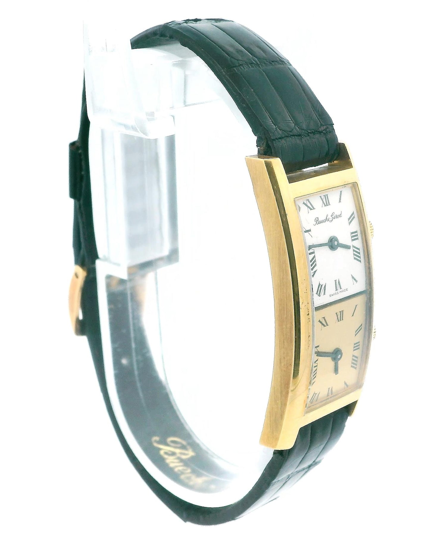 Bueche Girod 18K Gold Two-Time Zone Mechanical Watch
