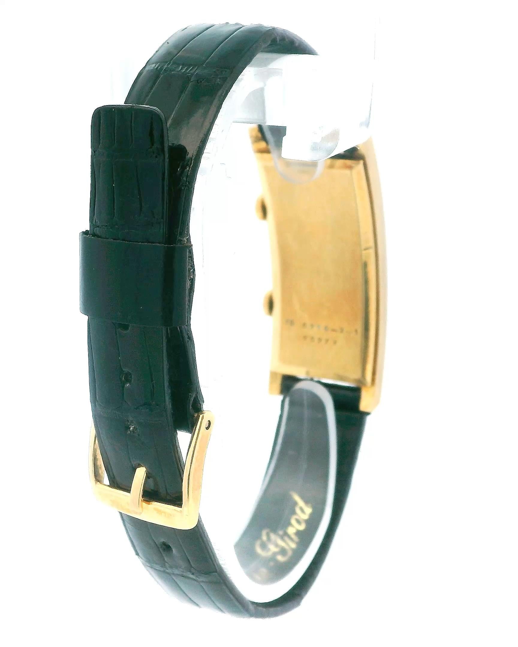 Bueche Girod 18K Gold Two-Time Zone Mechanical Watch