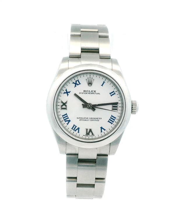 Rolex Oyster Perpetual  177200 White Dial Ladies Watch