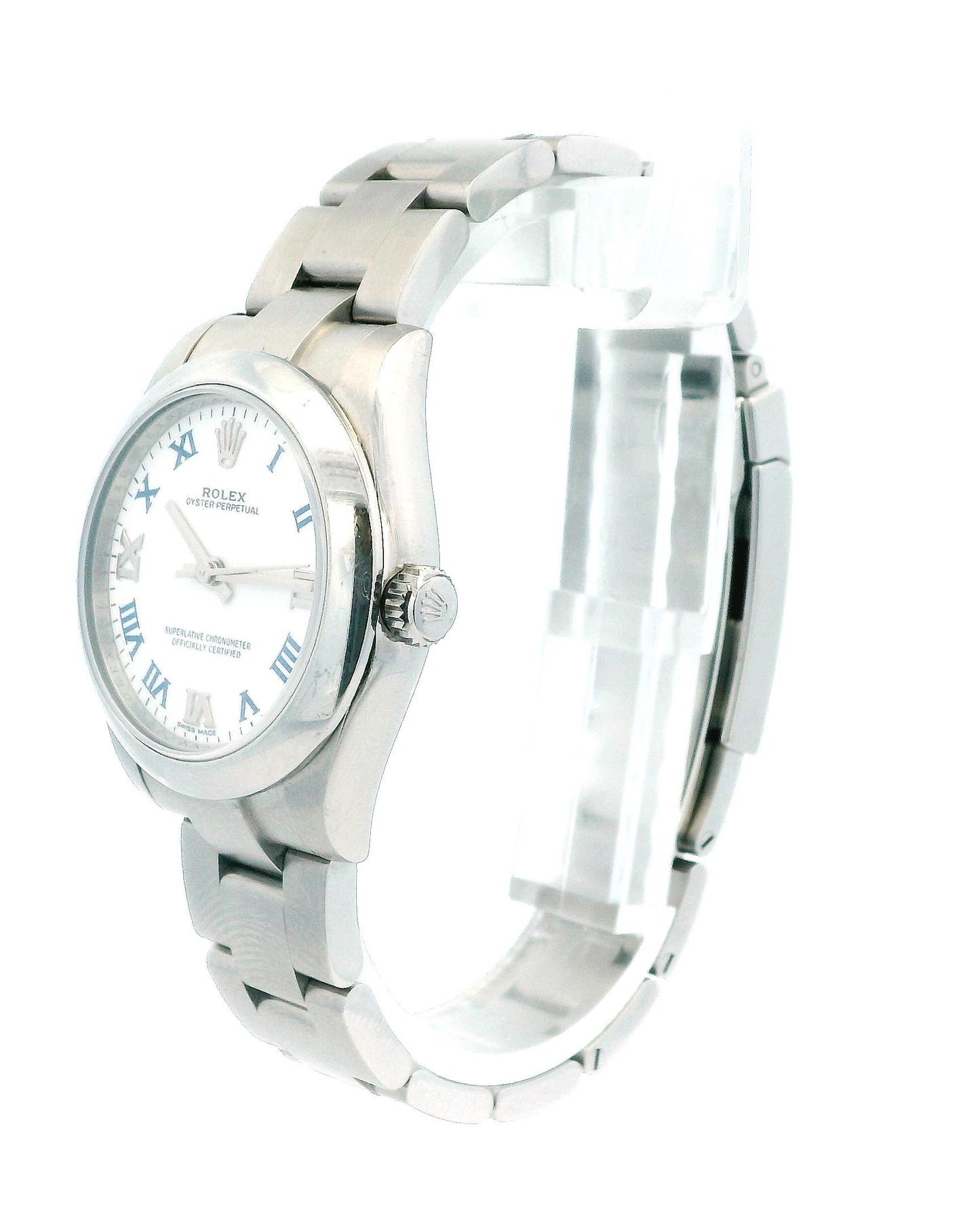 Rolex Oyster Perpetual  177200 White Dial Ladies Watch