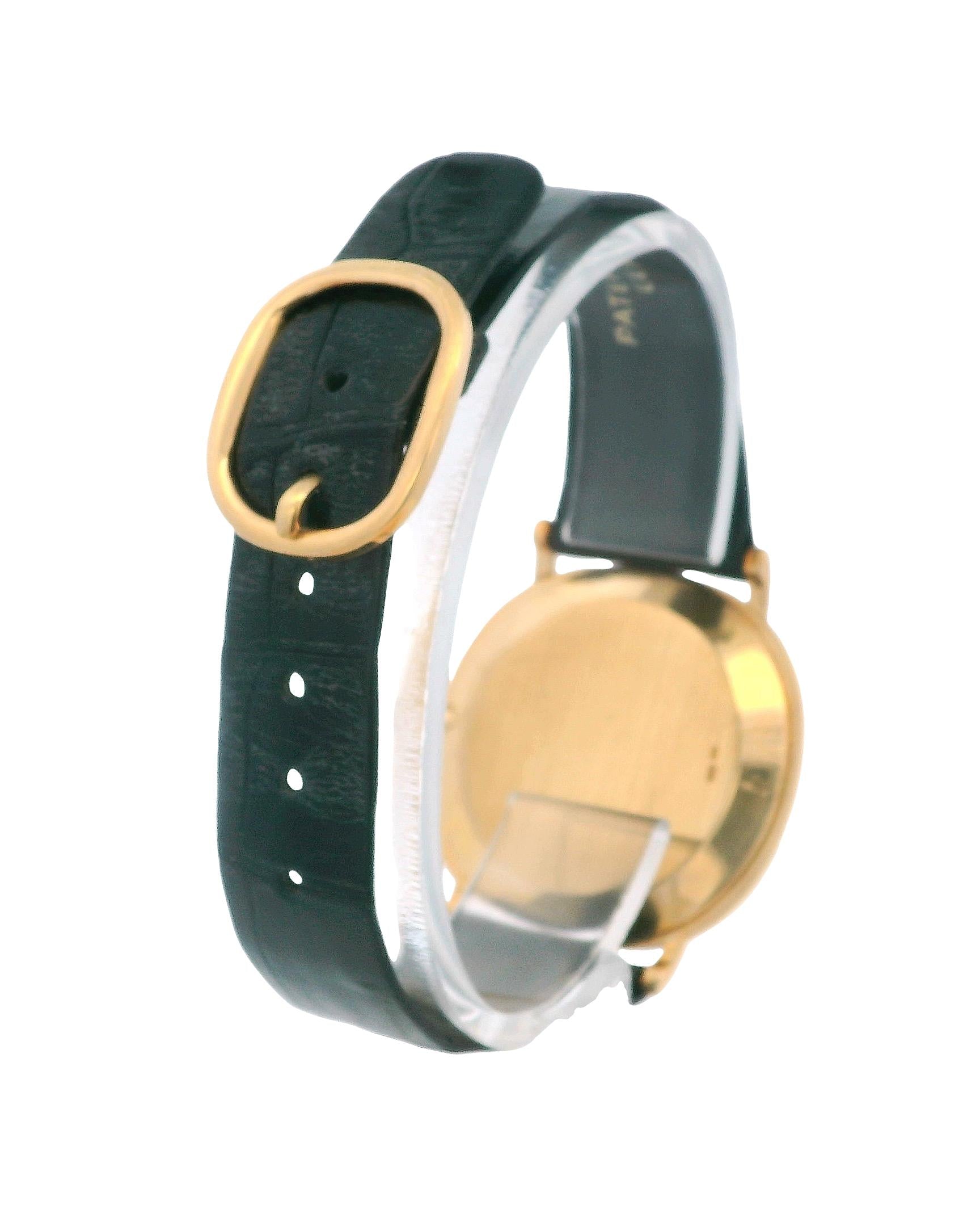 Patek Philippe Wide Ellipse 3739 18k Yellow Gold Watch & Papers