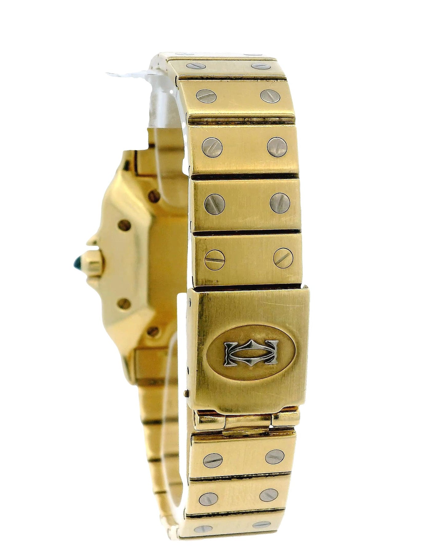 Cartier Santos Large 18k Yellow & White Gold Automatic