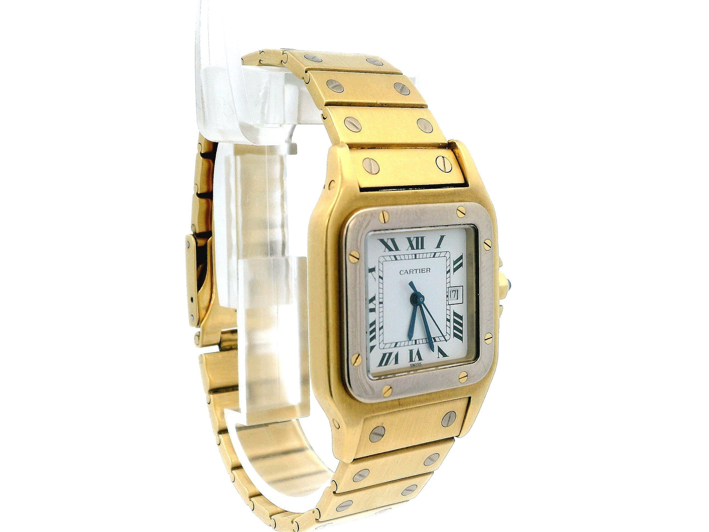 Cartier Santos Large 18k Yellow & White Gold Automatic