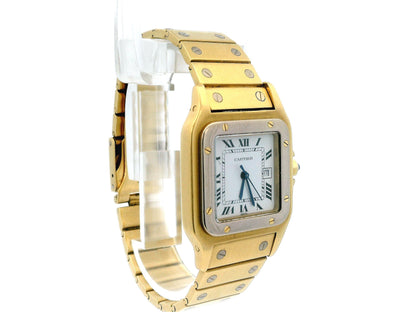 Cartier Santos Large 18k Yellow & White Gold Automatic