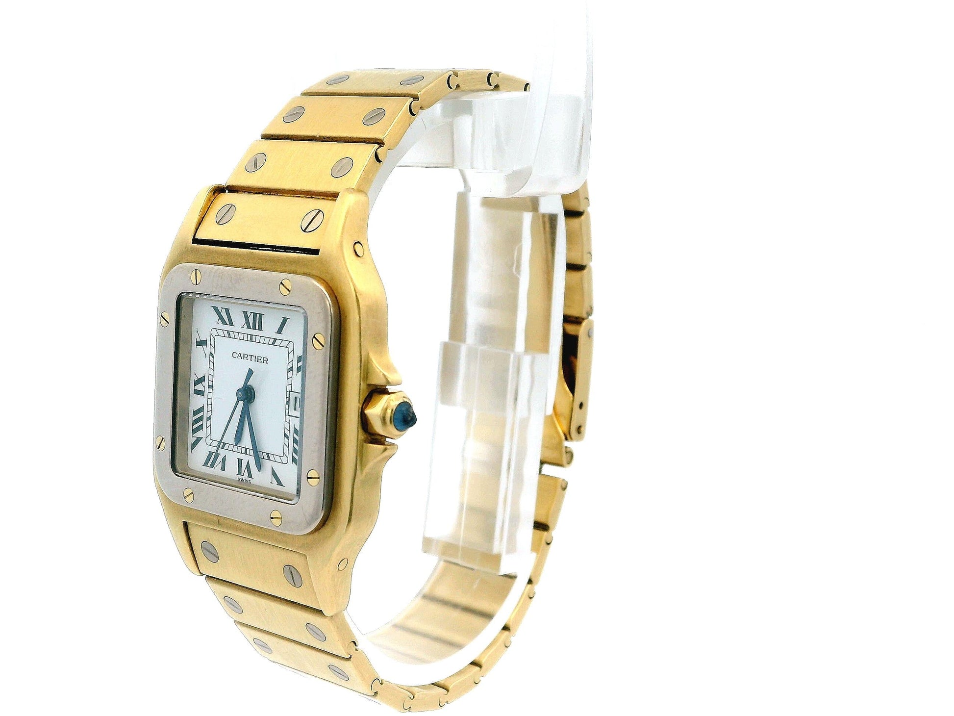 Cartier Santos Large 18k Yellow & White Gold Automatic