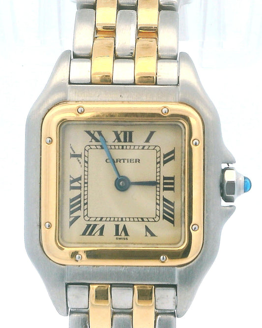 Cartier Panthere W25029B6 18K Yellow Gold & Stainless Steel Ladies Box & Papers
