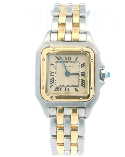 Cartier Panthere W25029B6 18K Yellow Gold & Stainless Steel Ladies Box & Papers