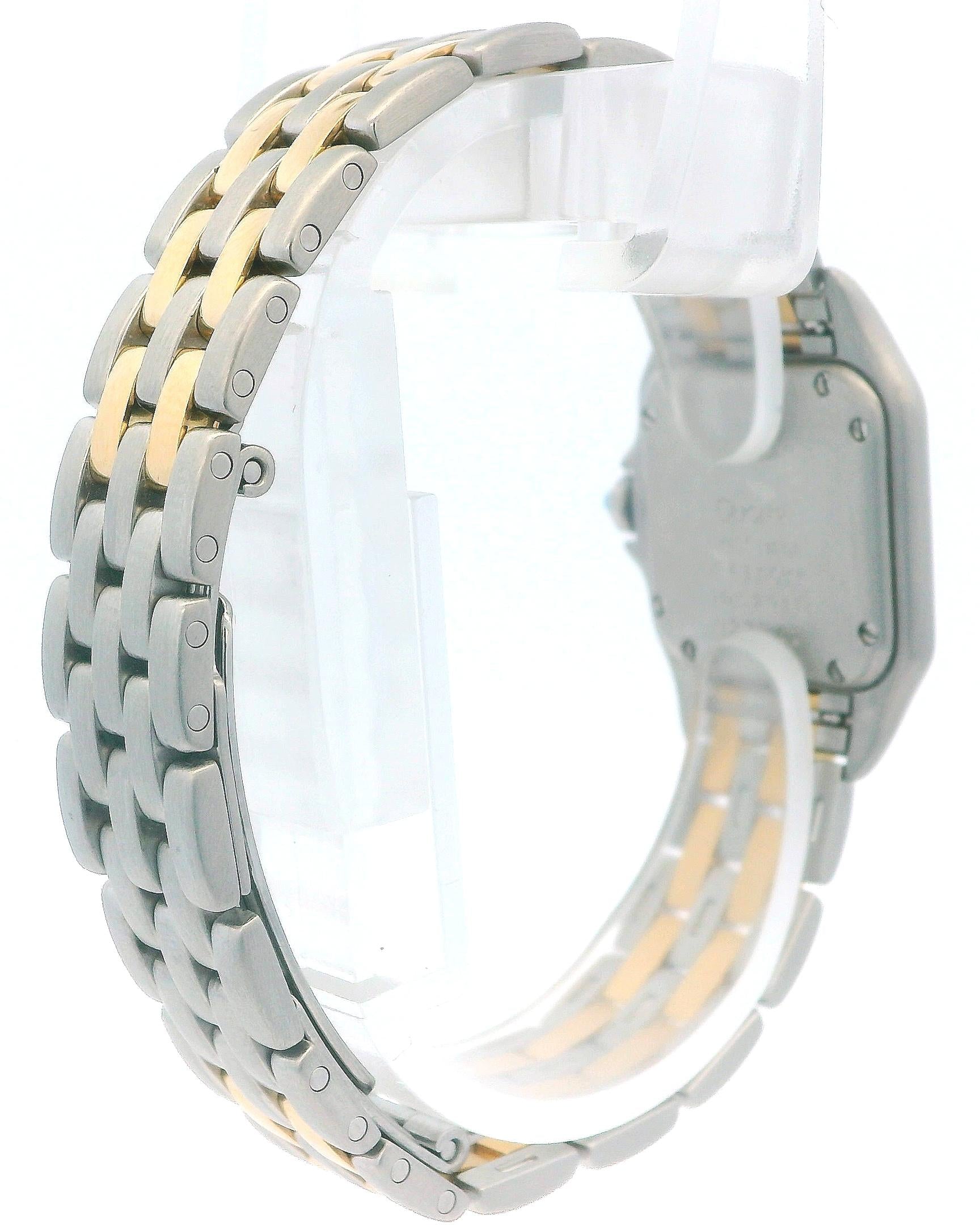 Cartier Panthere W25029B6 18K Yellow Gold & Stainless Steel Ladies Box & Papers