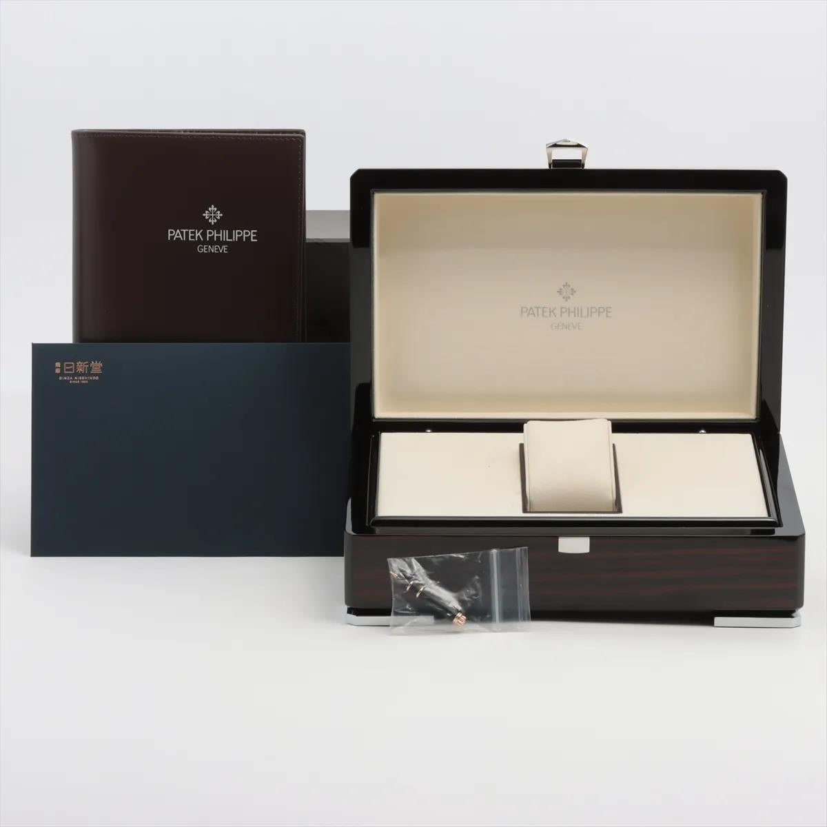 Patek Philippe Complications 5905R Sunburst Blue Dial Box & Service Papers