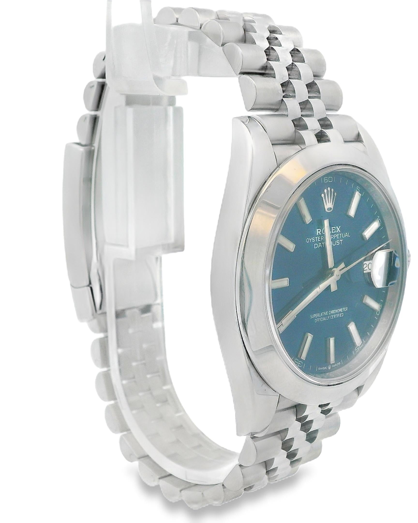 Rolex Datejust 126300 Blue Dial Mens Watch