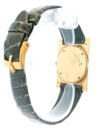 Rolex 9578 18K Yellow Gold Ultra-Thin S&L Engraved Watch