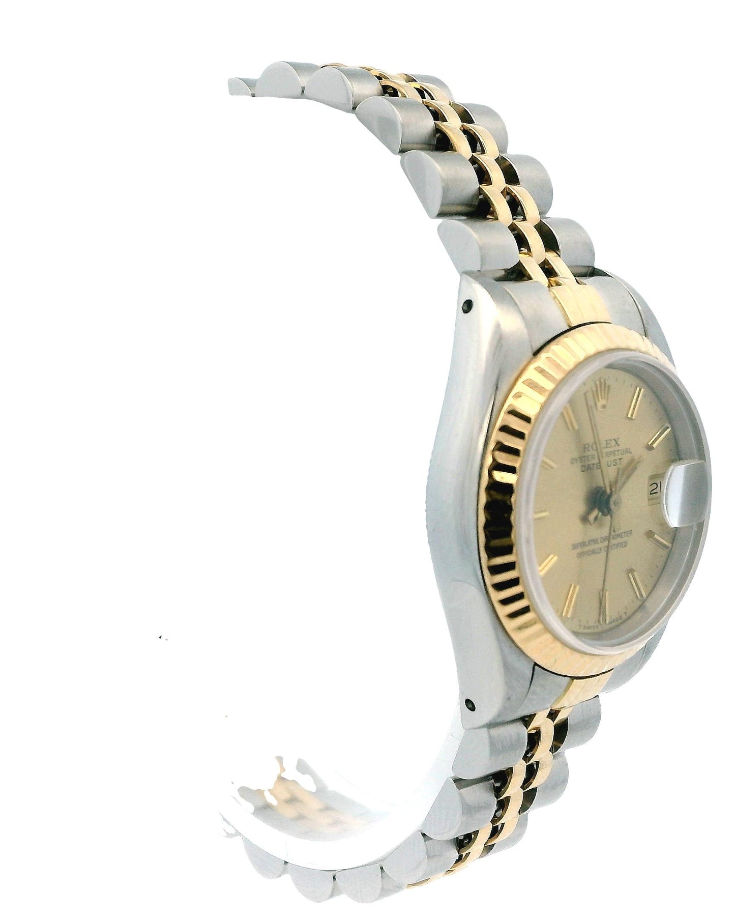 Rolex Datejust 69173 Champagne Dial Steel & Yellow Gold Box & Papers