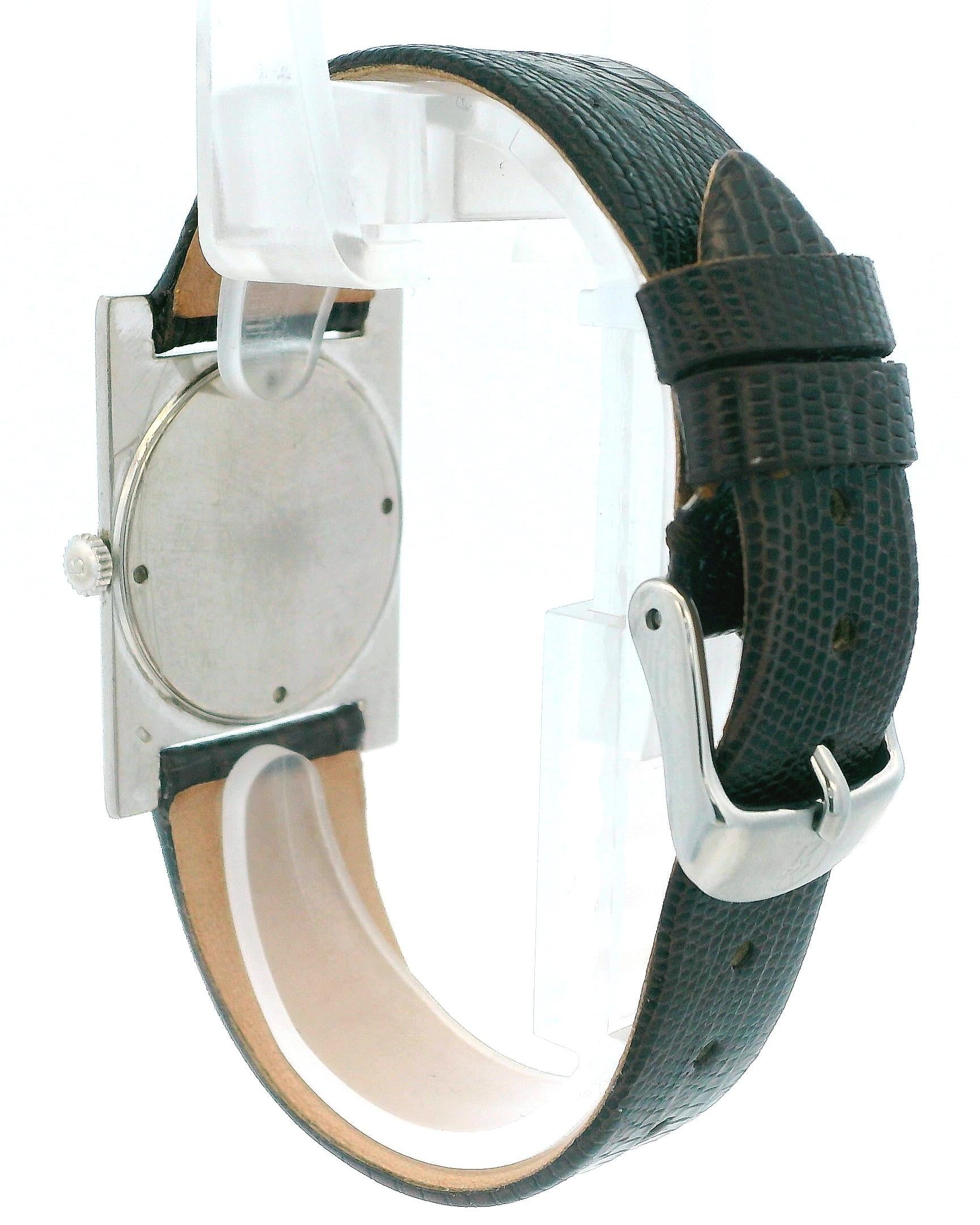 Rolex Cellini 18K White Gold Ultra Thin Texture Case Watch