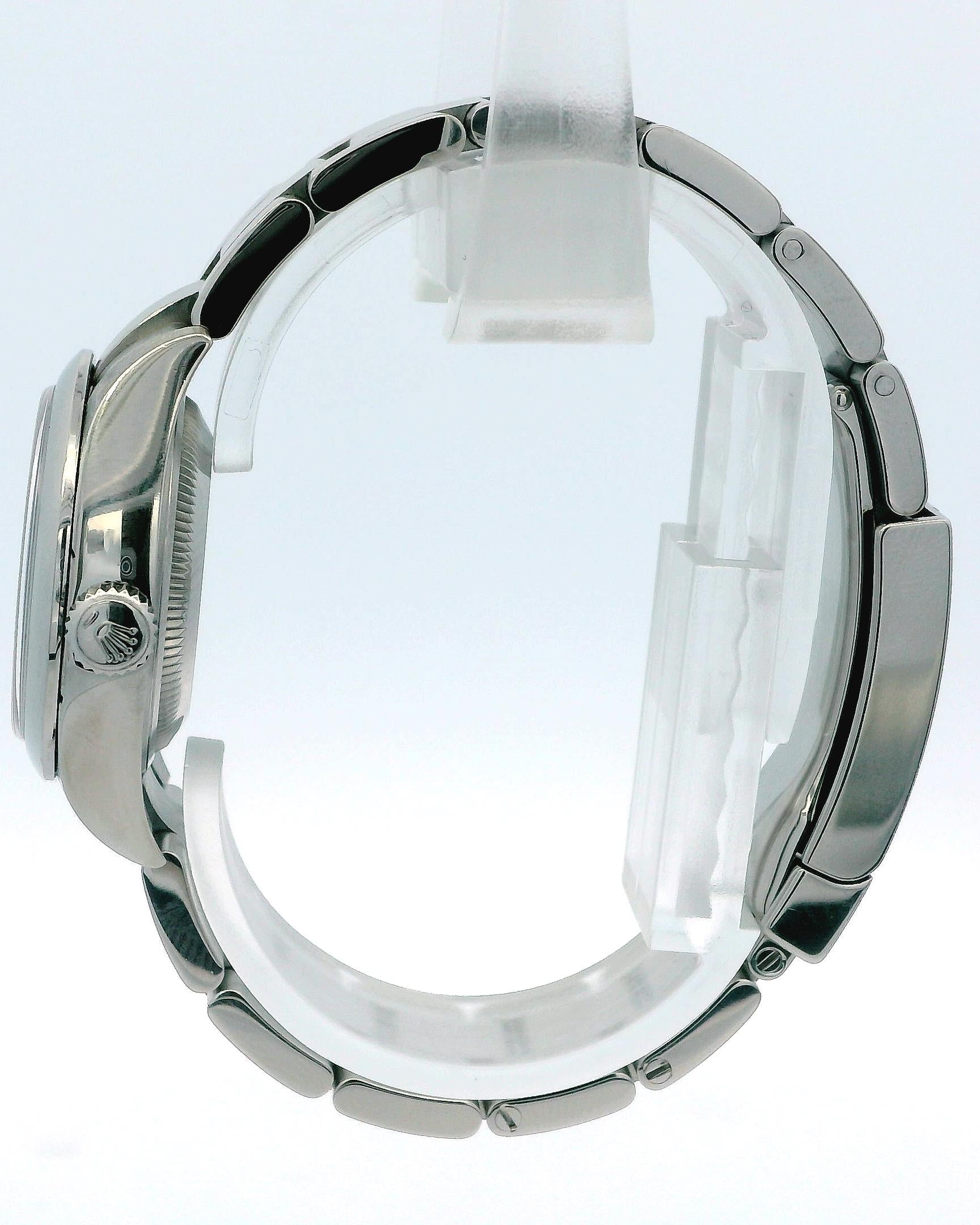 Rolex Oyster Perpetual 276200 Blue Dial Steel Ladies Watch & Card