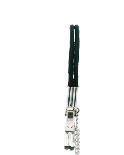 Rolex Platinum Diamond Bezel and Lugs Customized Black Cord Strap & Buckle Watch