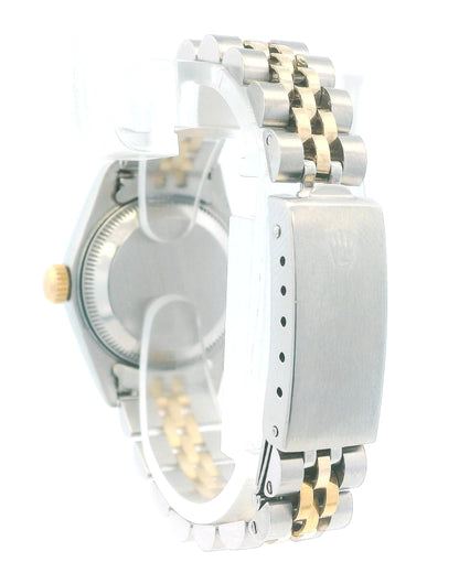 Rolex Datejust 69173 Steel Yellow Gold White Roman Dial Ladies Watch