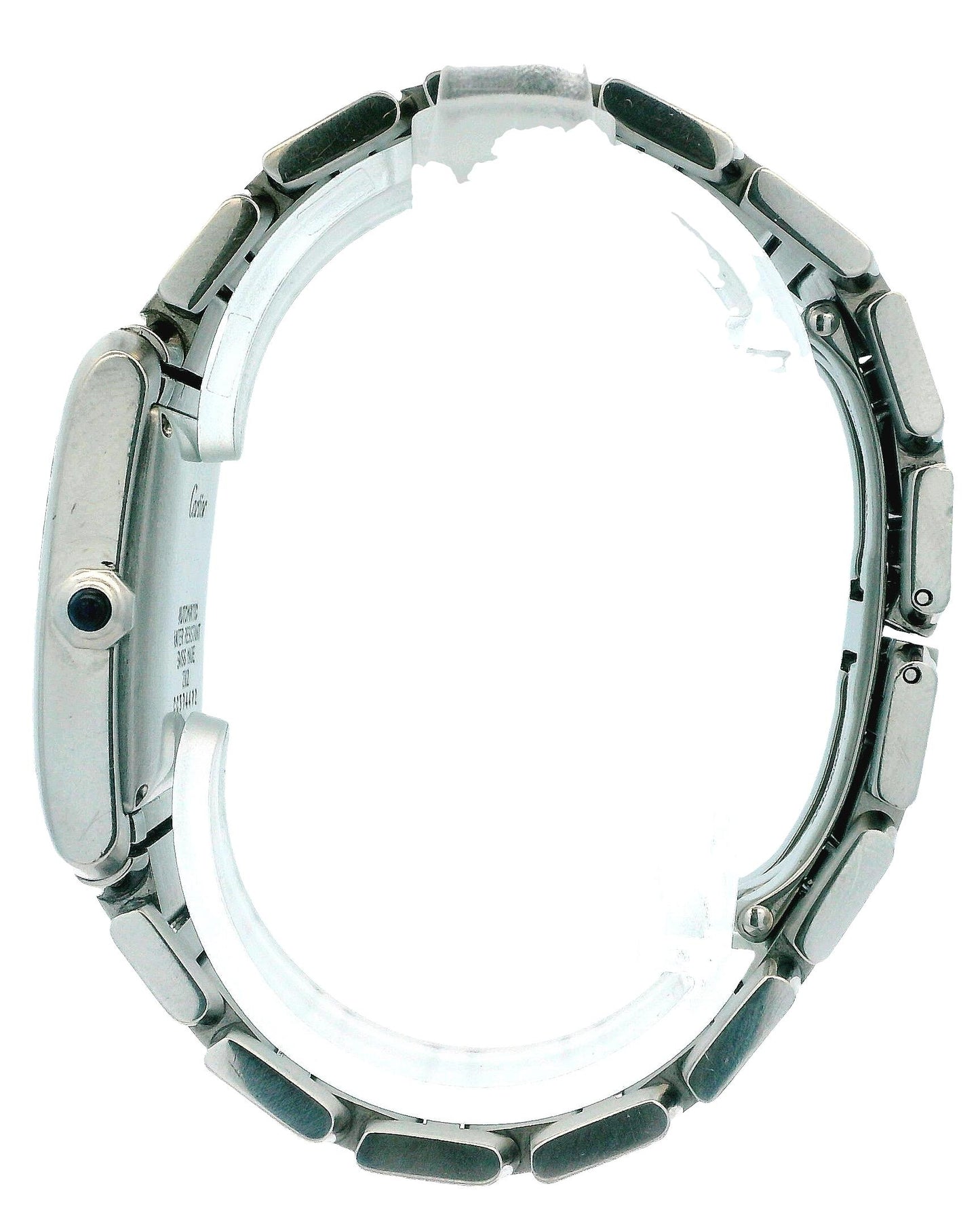 Cartier  Tank Francaise W51002Q3 Stainless Steel Mens Watch