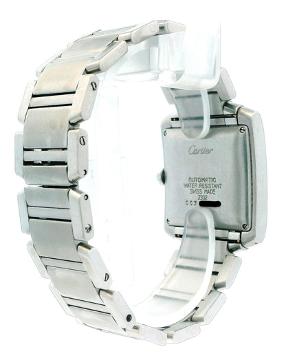 Cartier  Tank Francaise W51002Q3 Stainless Steel Mens Watch