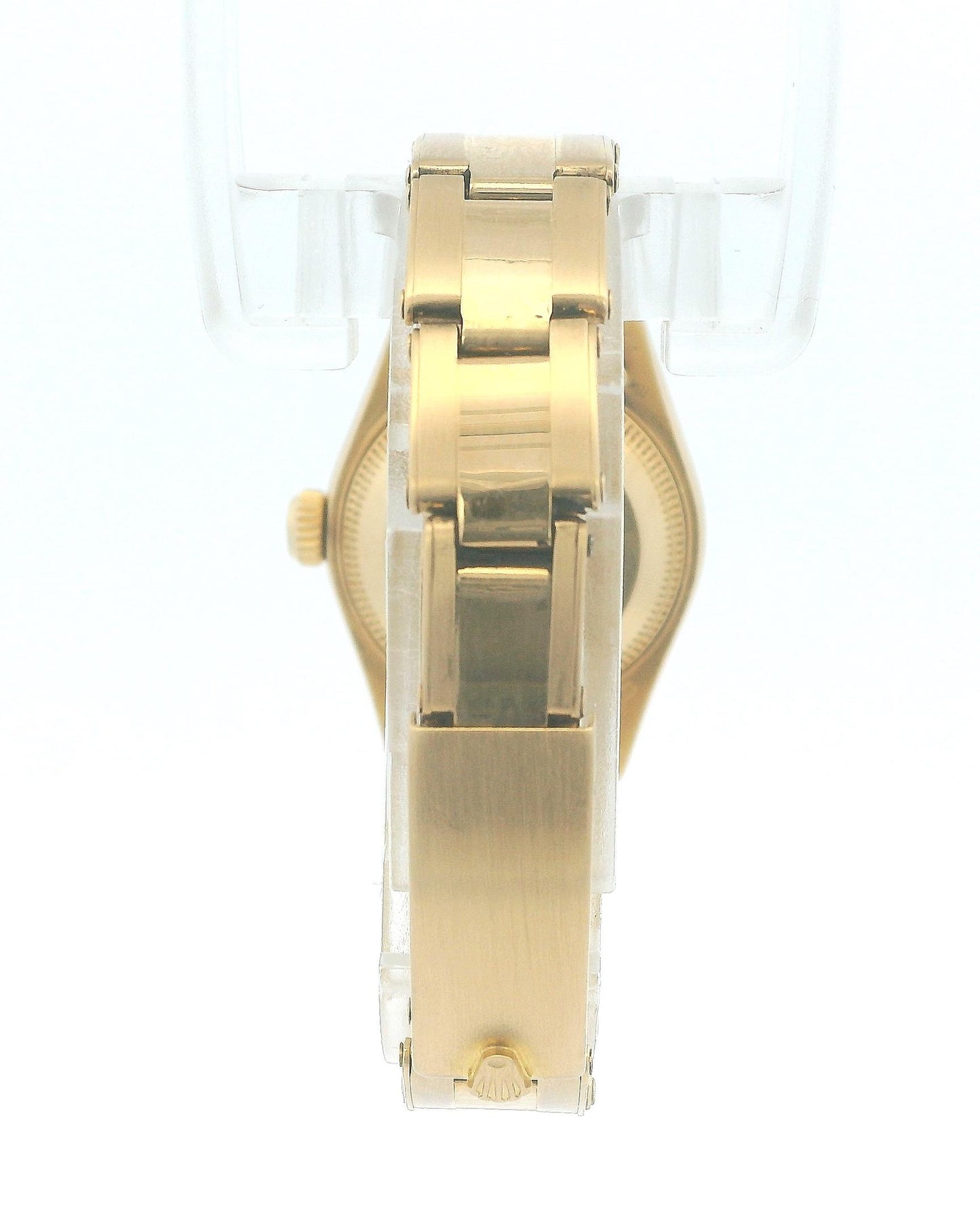Rolex Datejust 69178 18K Yellow Gold Red Vignette Oyster Bracelet Watch & Papers
