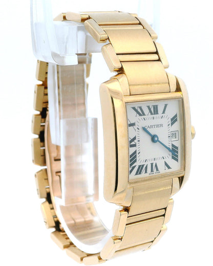 Cartier Tank Française W50014N2 Medium 18K Yellow gold Watch